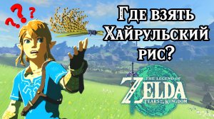 Хайрульский рис. The Legend of Zelda Tears of the Kingdom. How To Get Hylian Rice. Nintendo Switch