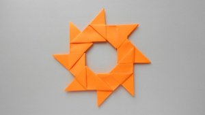 Как сделать бумажные звезды ⭐️ простые оригами звезды. Поделки из бумаги