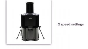 Braun J300 Multiquick Juicer - Black | Product Overview | Currys PC World