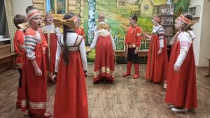 ГБУ ДО ДДЮТ Фрунзенского р-на Санкт-Петербурга Ансамбль "Таусень"   Народная игра "Со вьюном я хожу