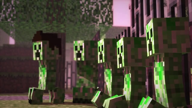 Creeper Encounter - A Minecraft Animation смотреть онлайн