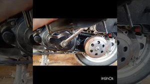 Зборка вариатора на скутере Honda Dio 27