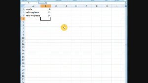 Excel Tip - Len Function