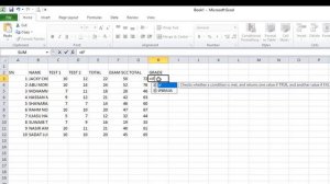 HOW TO GRADE STUDENTS USING MICROSOFT EXCEL 2018