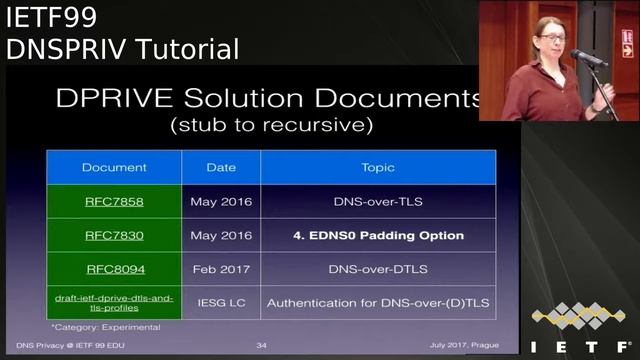 IETF99-TUTORIAL-DNSPRIV-20170716-1230 смотреть онлайн