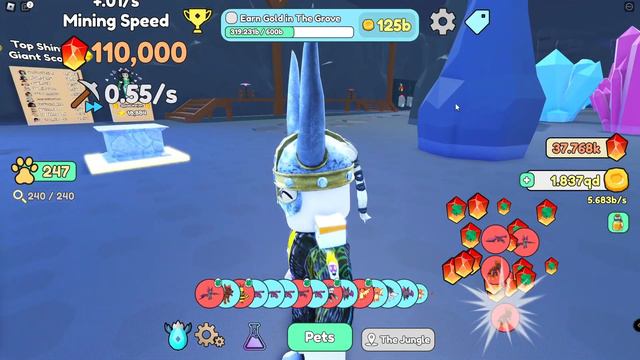 Strategy for hunting Metallic and Giants in Collect All Pets Lab Build