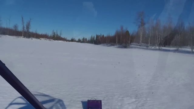 Аэросани Надым,Поездка по незнакомым местам (наледь).28.03.2019. смотреть онлайн