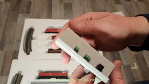 Unboxing and short run of Piko 59013 SmartControl Light Digital Start Set with 2 trains