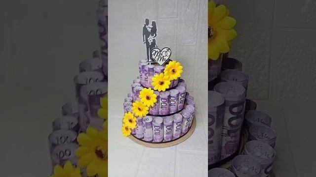 Diy Money Cake wedding #shortsvideo