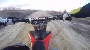 Вечерняя покатушка Honda CRF 450 RX