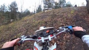 ПОКАТУШКИ НА ЭНДУРО /ПОЕЗДКА В ЦУРУПЫ/ГОРКИ. ЛЮТЫЕ ПАДЕНИЯ НА kayo k1, fxmoto x2
