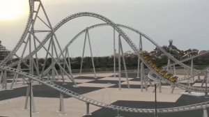 World tallest loop & the steepest starting hill inclination roller coaster ~ Flying Aces