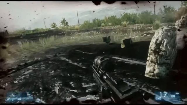 Battlefield 3 Walkthrough Part 9 "Rock and a Hard Place" (Xbox One 1080p 60fps) смотреть онлайн