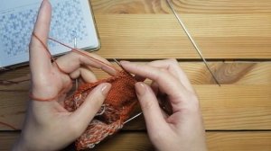 Ленивый жаккард или мои первые вязаные носки