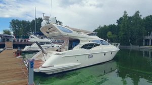 Azimut 43 Fly. Популярная моторная яхта 13 метров. Видео на русском языке.