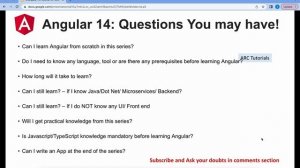 Angular 14 Tutorial For Beginners #0 - Basic Info | Angular 14 Full Course | Angular 14 Tutorial