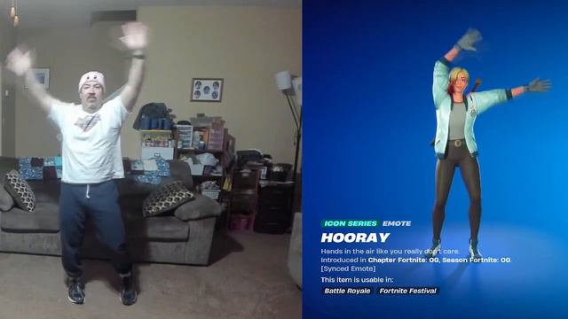 FFG Dance Fortnite Emotes Hooray смотреть онлайн