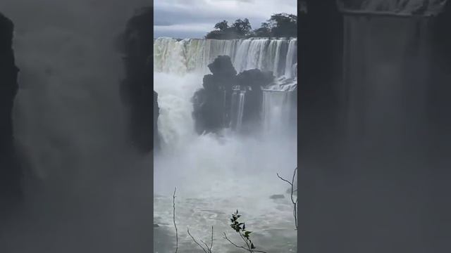 Iguazu Falls on the border of Argentina and Brazil