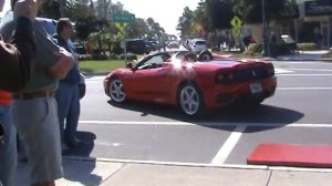 Red Ferrari 360 Spider & Ferrari 348