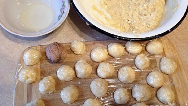 Творожные шарики в масле