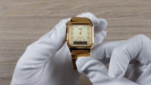 Часы Casio AQ-230GA-9D (Обзор и настройка) / Три часовых пояса