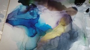 Процесс работы в разных стилях: Resin Art, Ink Art, Fluid Art