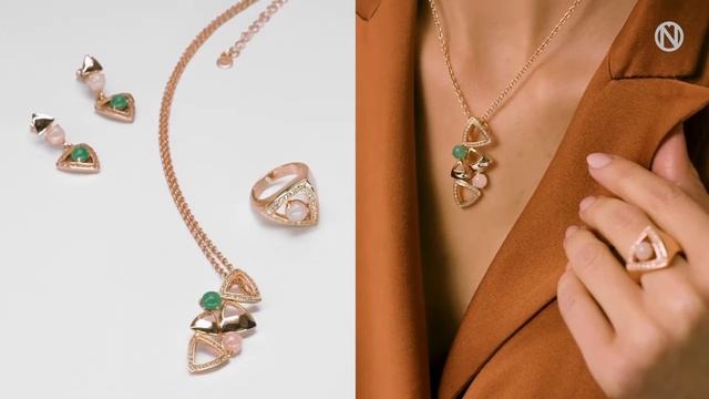 Norrsken от Oriflame Розовый кварц и зеленый авантюрин смотреть онлайн