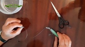 Оснастка спиннинга с незацепляющимся воблером