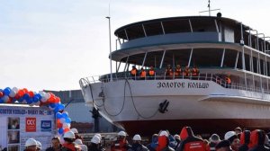 Спустили на воду первый колесный теплоход проекта ПКС-180
