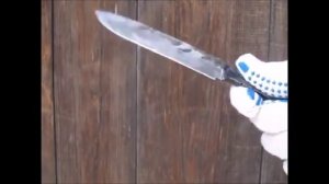 Нож из напильника простыми инструментами