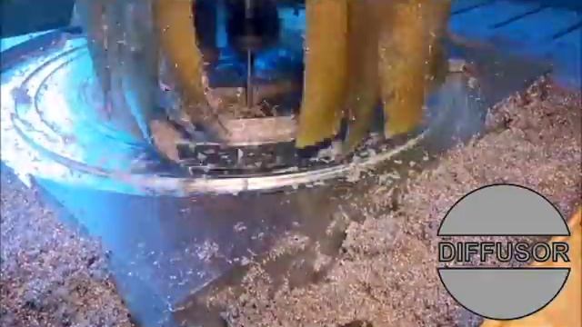 Изготовление одной из частей прессформы для 15" дюймового подвеса динамика