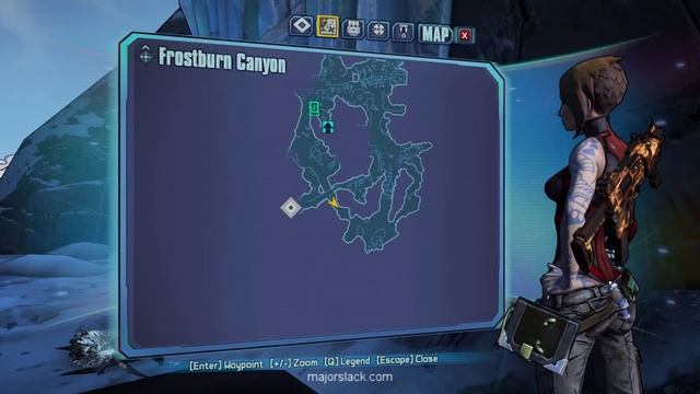 Borderlands 2 Walkthrough: The Banzai Maya Run - Part 8, Frostburn Canyon Weapon Hunt 2 смотреть онлайн