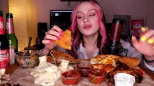 MUKBANG | Грузинская кухня, хинкали, хачапури, цыпленок, пирог, салат | Georgian cuisine не ASMR
