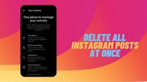 How to Delete All Instagram Posts at Once | Mass Bulk Delete Photos and Reels | Multiple Videos