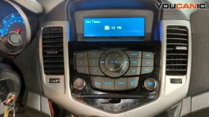 2008-2016 Chevrolet Cruze - How to Set or Adjust Time Clock on Car Stereo