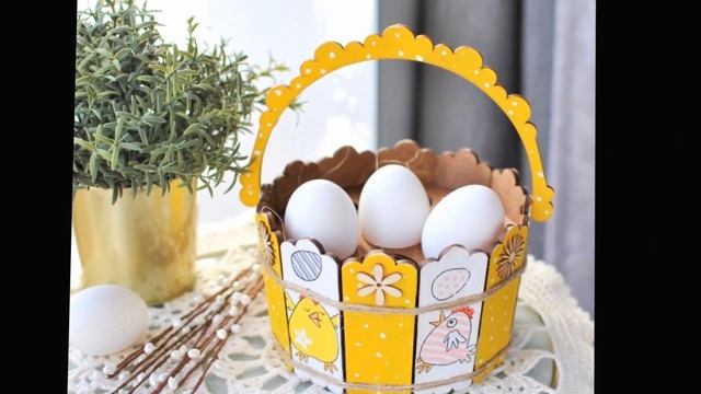 Пасхальные корзинки. Идеи для рукоделия.#рукоделие#Клондайк_идей