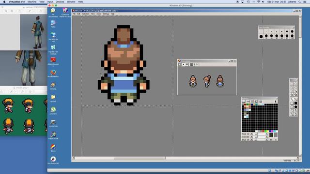 PIXEL ART TIME LAPSE #127 - Chibi Character Animation in 4 Directions смотреть онлайн