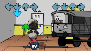 Amanda & Wooly VS ALL Thomas Railway (FNF Can Can cover)