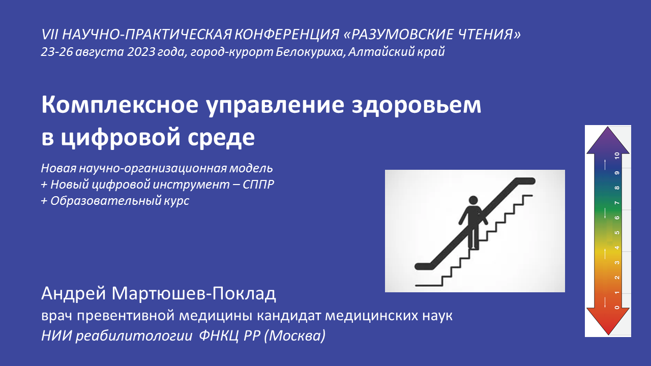 Научно-организационная модель проекта Здоровье Здоровых