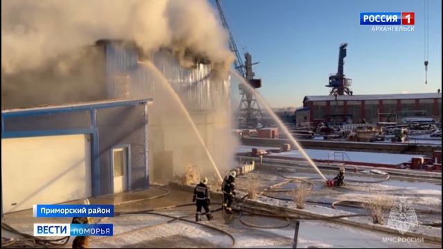 Восемь часов потребовалось пожарным, чтобы ликвидировать возгорание в Лайском Доке смотреть онлайн