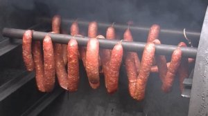 smoking Westphalian Mettwurst littleGasthaus