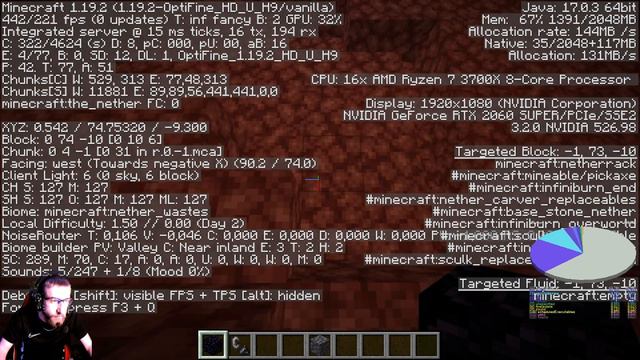 COMMENT LIER DES PORTAILS DU NETHER DANS MINECRAFT 1.19.2 ! смотреть онлайн