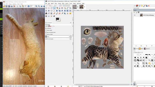 Меняю цвет волос, шерсти в iClone. смотреть онлайн