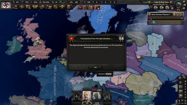 Hearts Of Iron 4: Rivers Of Blood - United Baltic State - The Kaiser Dies And Pagans Invade Germany смотреть онлайн