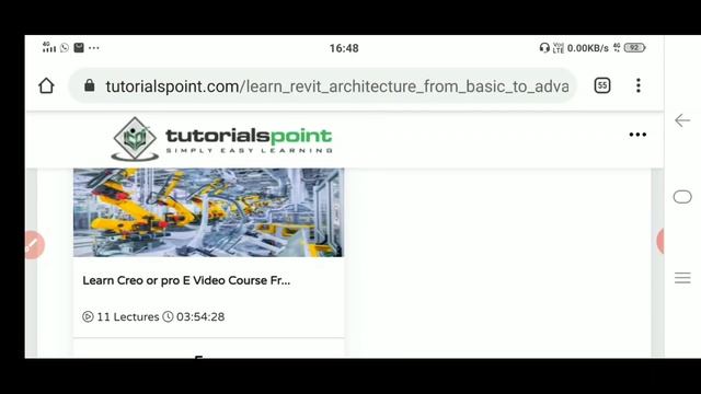 TutorialsPoint - Free Online Courses with Certificate | 50+ Free Courses | Free Mech/EE Courses