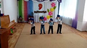 День Победы, 2022. Танец "Яблочко". Средняя группа.