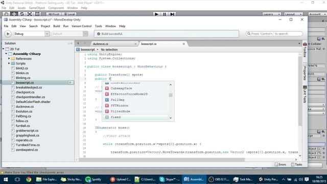 Boss Fight (1 of 2) - Unity 2D Tutorial (C#) смотреть онлайн