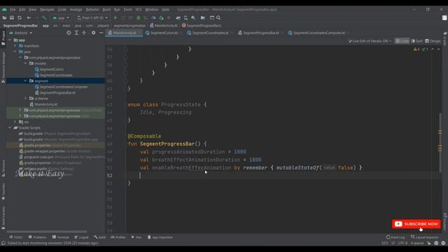 How to Implement Segment ProgressBar in Jetpack Compose | Android | Kotlin | Make it Easy