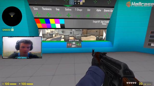 🔵КАК настроить ПРИЦЕЛ в CS:GO?🔵 смотреть онлайн