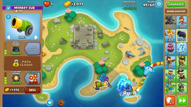 BTD6 Race || No Monkey Knowledge || What in Carnation? смотреть онлайн